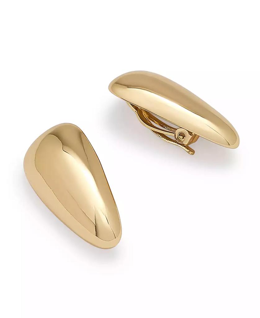 Robert Lee Morris Leaf Clip On Earrings