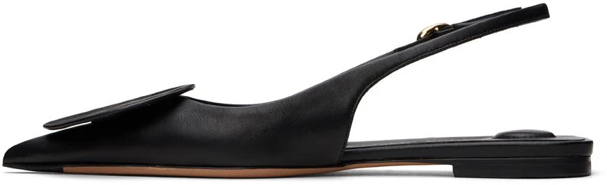 JACQUEMUS Black Les Classiques 'Les slingbacks Duelo plates' Ballerina Flats 3