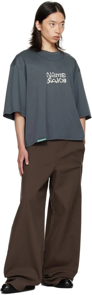 NAMESAKE Blue Mayo Oversized Carabiner T-shirt 4