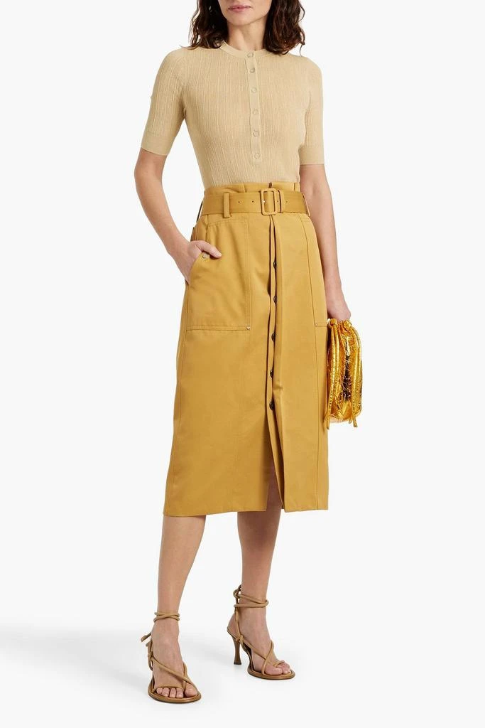 A.L.C. Fisher ribbed cotton-blend top 2