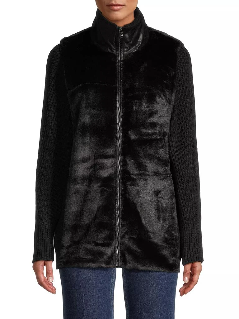 Kobi Halperin Emery Faux Fur Cardigan 3