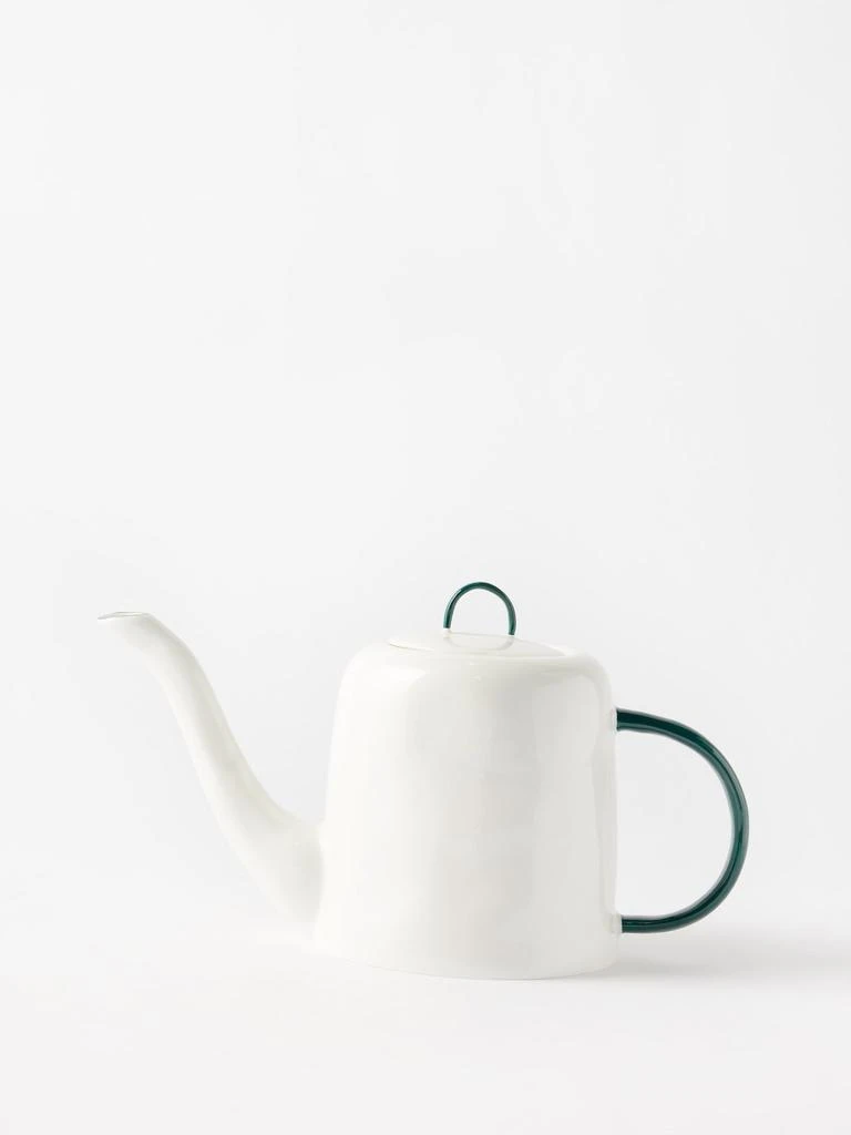 Feldspar Painted-handle 1L fine china teapot 1