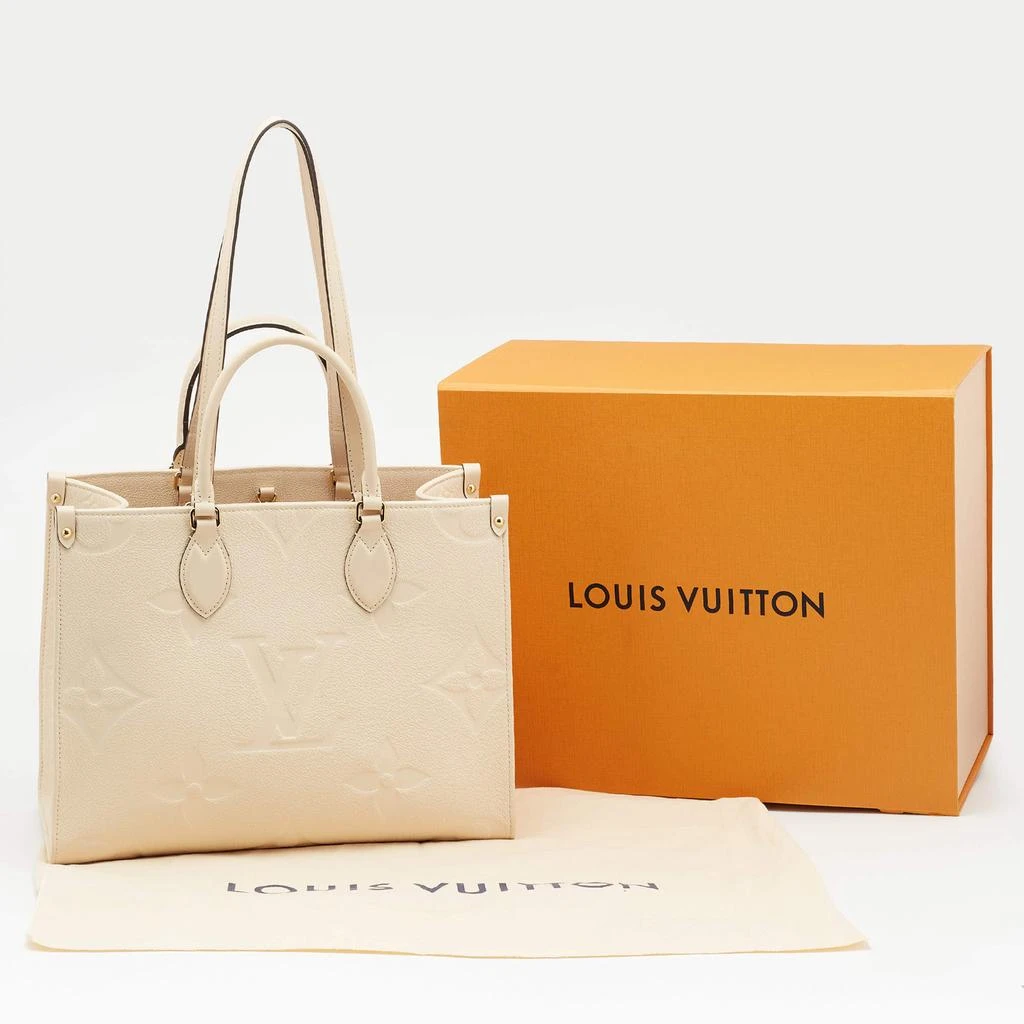 Louis Vuitton Louis Vuitton Cream Monogram Empriente Leather Giant Onthego MM Bag 9