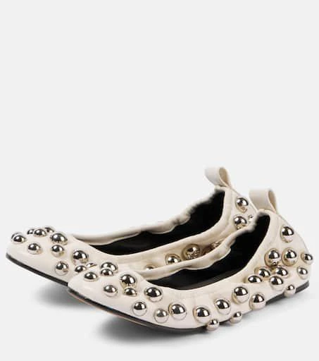 Isabel Marant Belna studded leather ballet flats 5