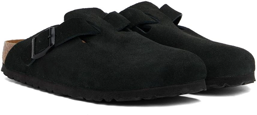 Birkenstock Black Boston Soft Footbed Narrow Loafers 4
