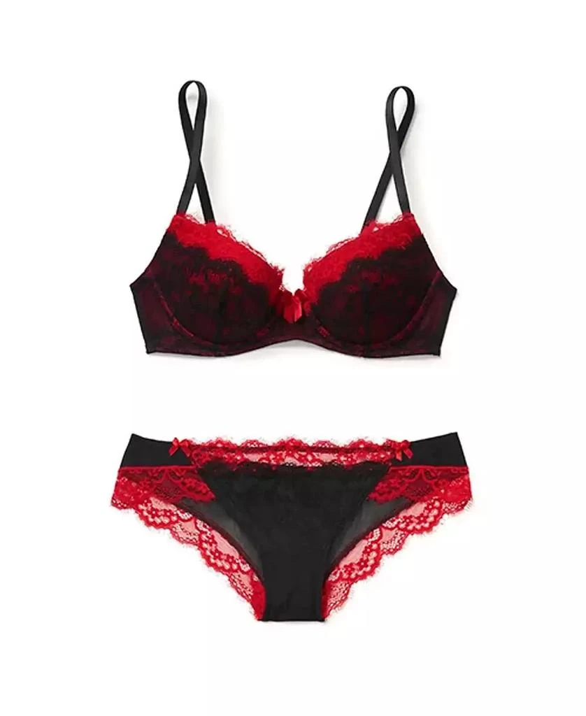 Adore Me Women's Emanuelly Push Up Balconette Bra 3