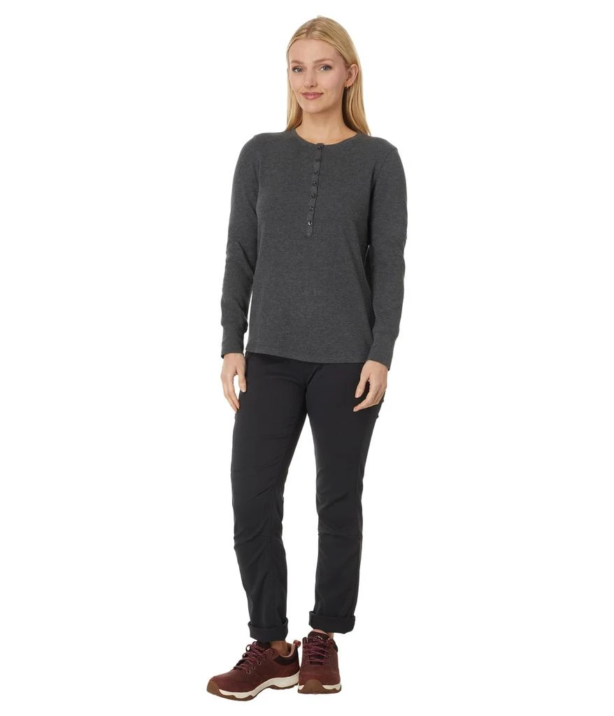 L.L.BEAN Waffle-Knit Henley 4