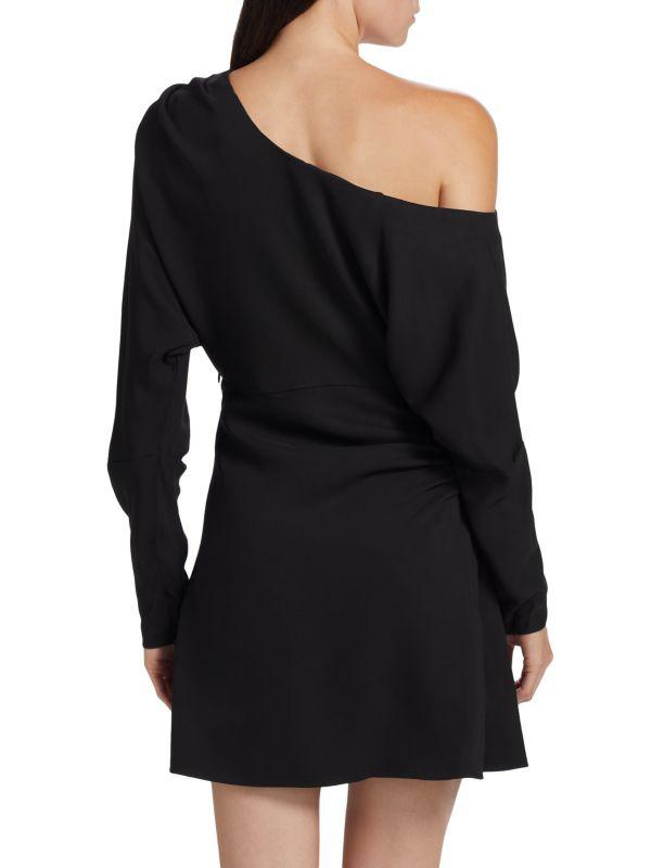 Tanya Taylor Georgie One-Shoulder Minidress