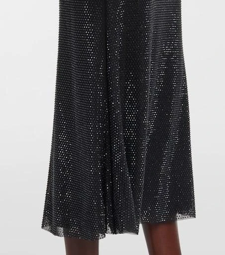 Self Portrait Rhinestone-embellished midi dress 5