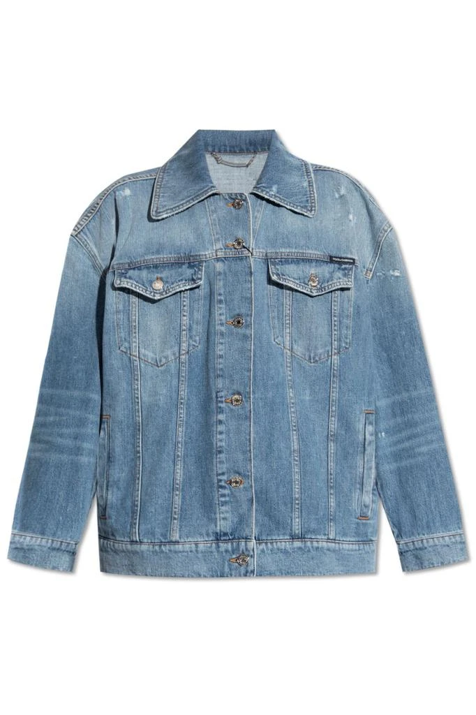 Dolce & Gabbana Dolce & Gabbana Branded Plate Denim Jacket 1