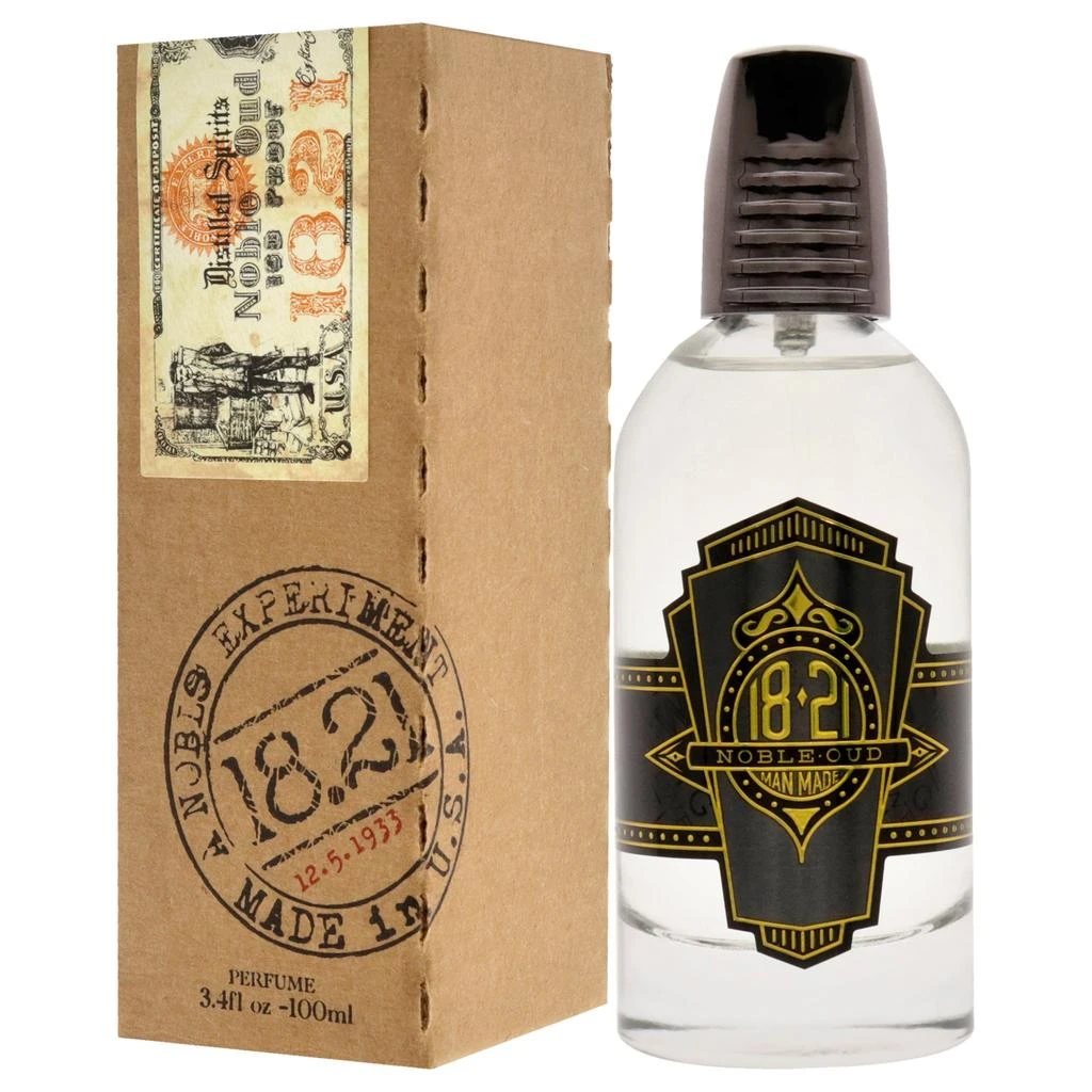 18.21 Man Made Spirits - Noble Oud by  for Men - 3.4 oz Parfum Spray 4