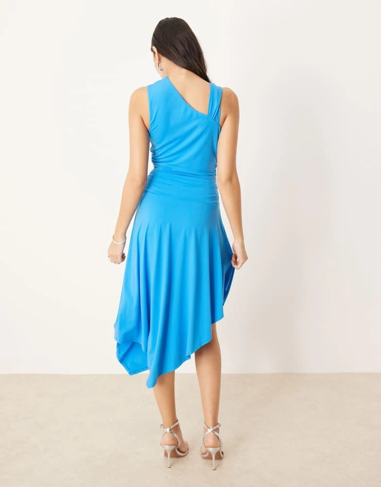 abercrombie blue maxi dress Sculpted Crystal Gown – ALBINA DYLA main image 1