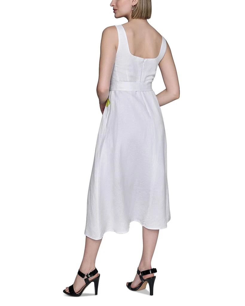 Karl Lagerfeld Paris Placed Floral Print Dress 4