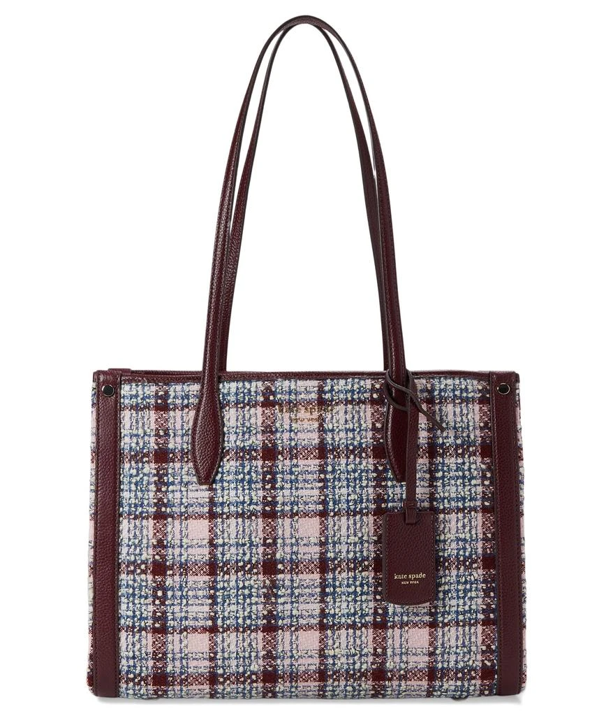 Kate Spade New York Market Tweed Fabric Medium Tote 1