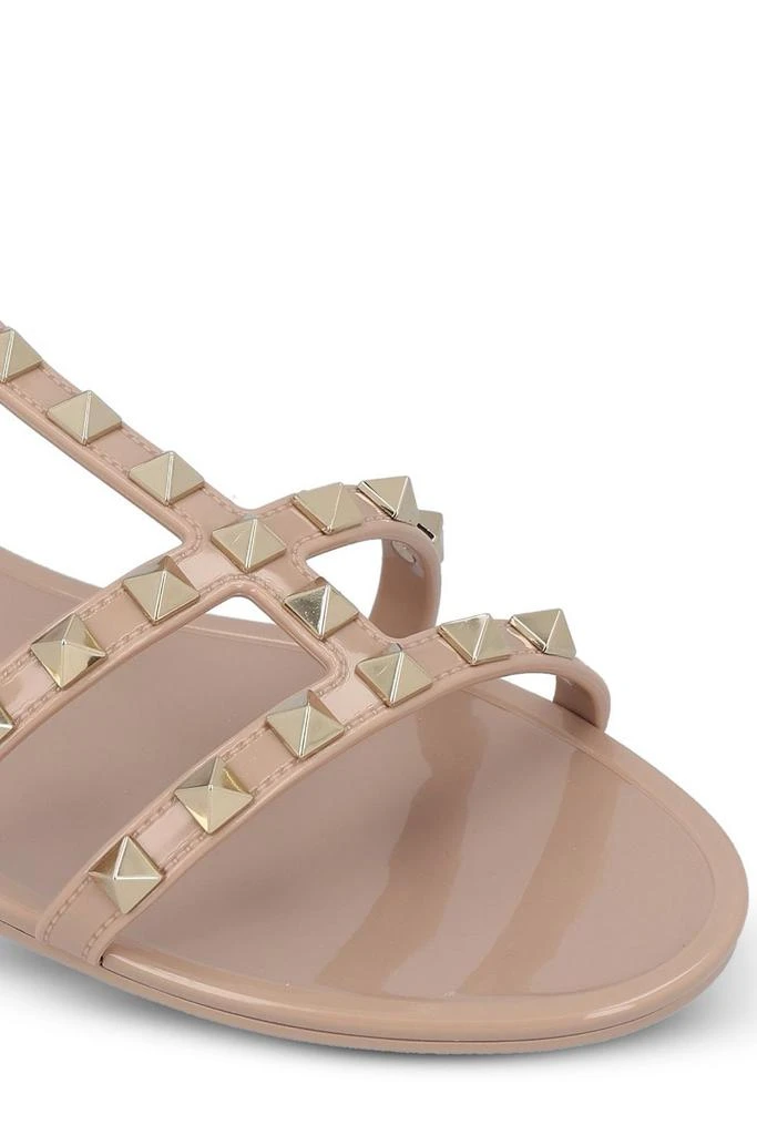 Valentino Valentino Garavani Rockstud Open Toe Flat Sandals 4