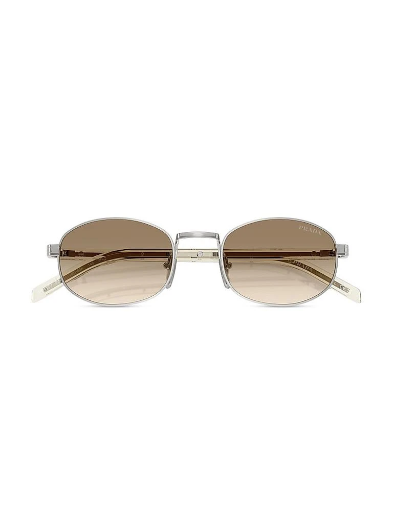 Prada 49MM Oval Sunglasses 5