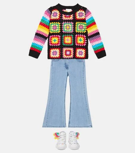Stella McCartney Cotton-blend crochet sweater 2