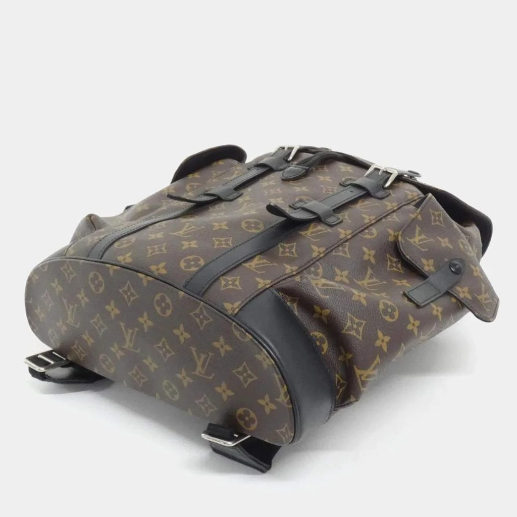 Louis Vuitton Louis Vuitton Christopher MM Monogram Macassar Canvas Backpack 3