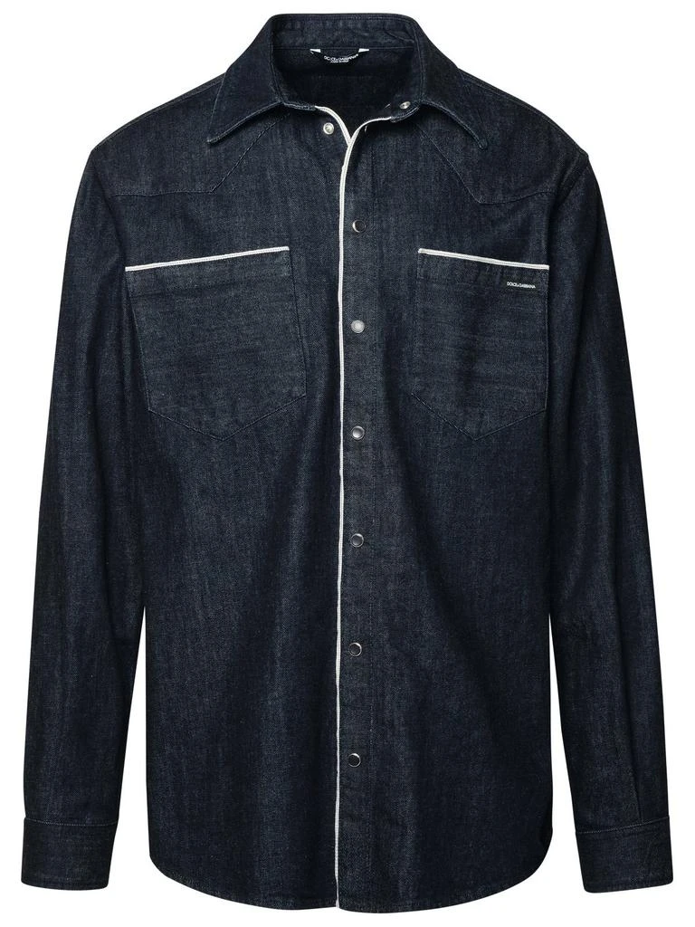 Dolce
Gabbana Dolce
Gabbana Selvedge Denim Gold-Fit Shirt from Cettire