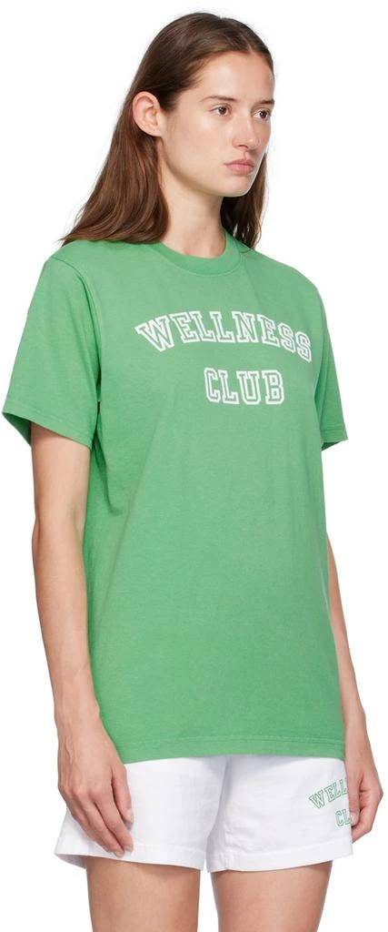 Sporty & Rich Green 'Wellness Club' T-shirt 2