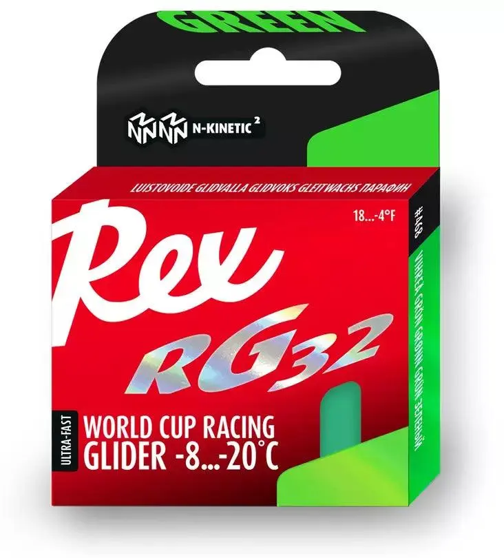 Rex Rex Rg32 Green Ski Glide Wax 40G -Past Season