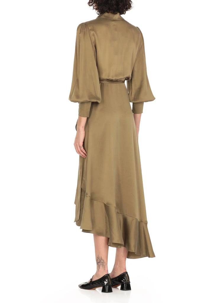 Zimmermann Zimmermann Asymmetric Wrap Midi Dress 2