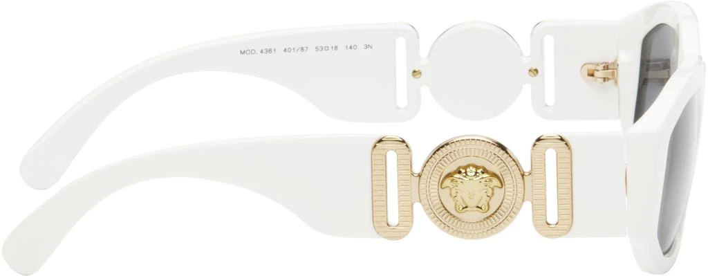 Versace White Medusa Biggie Sunglasses 2