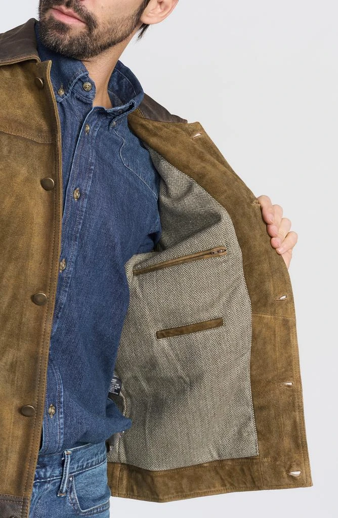 FLYNT Distressed Leather Jacket 3