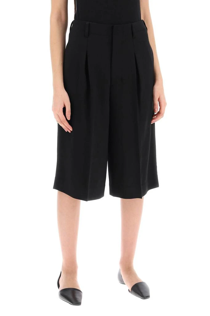 AMI ALEXANDRE MATIUSSI gabardine bermuda shorts 2