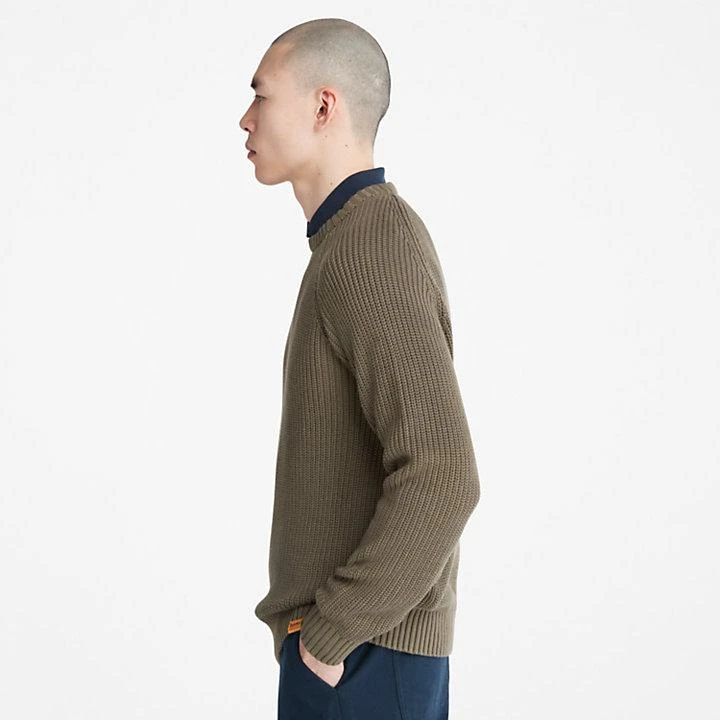 Timberland Beards Brook Crew-Neck Sweater for Men in Dark Green 4