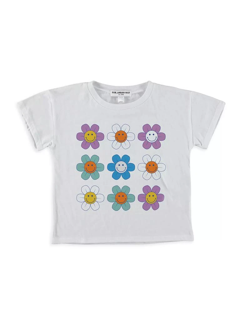 Suburban Riot Little Girl's &amp; Girl's Cropped Graphic T-Shirt 1