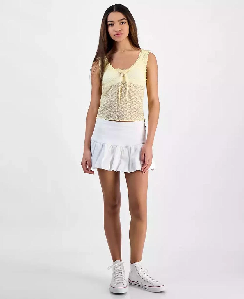 Madden Girl Juniors' Bubble Mini Skirt 1