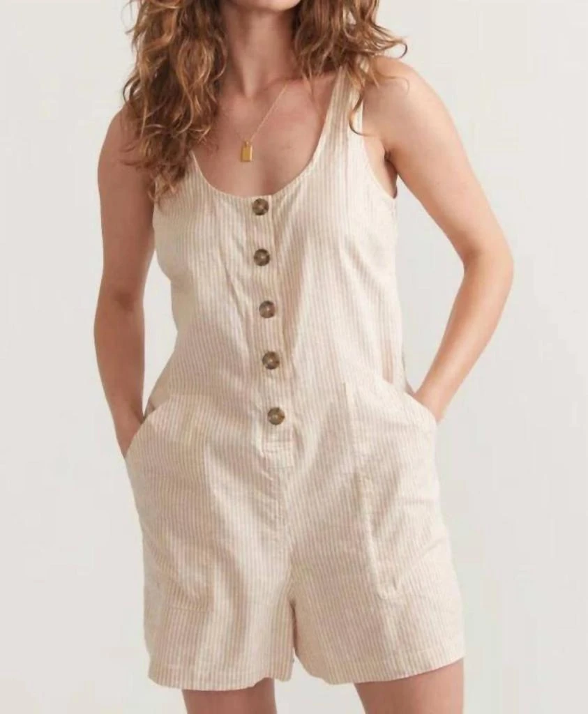 Marine Layer Marine Layer - Sydney Sleeveless Romper 1