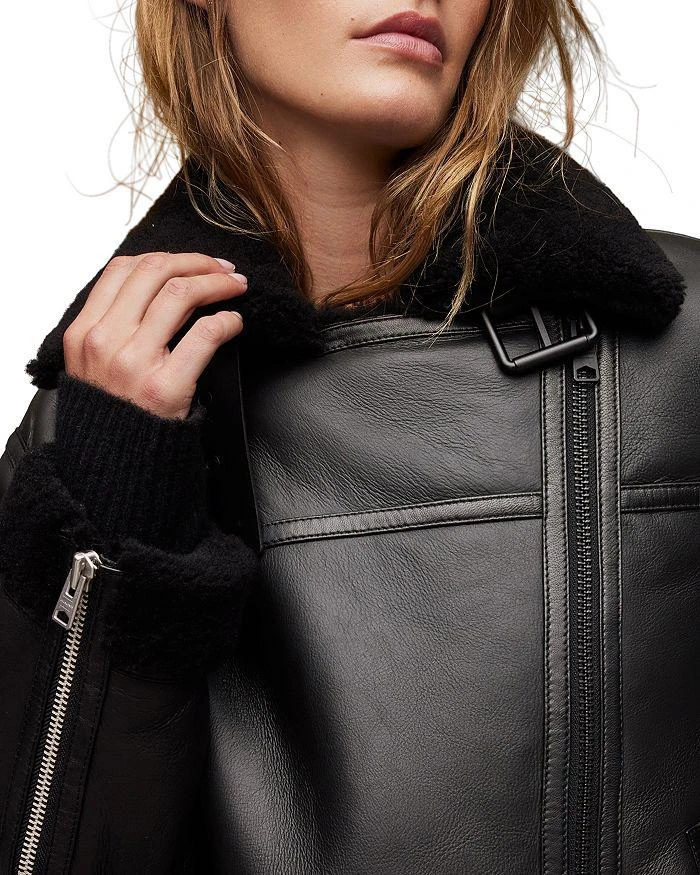 ALL SAINTS Sola Shearling Coat 5