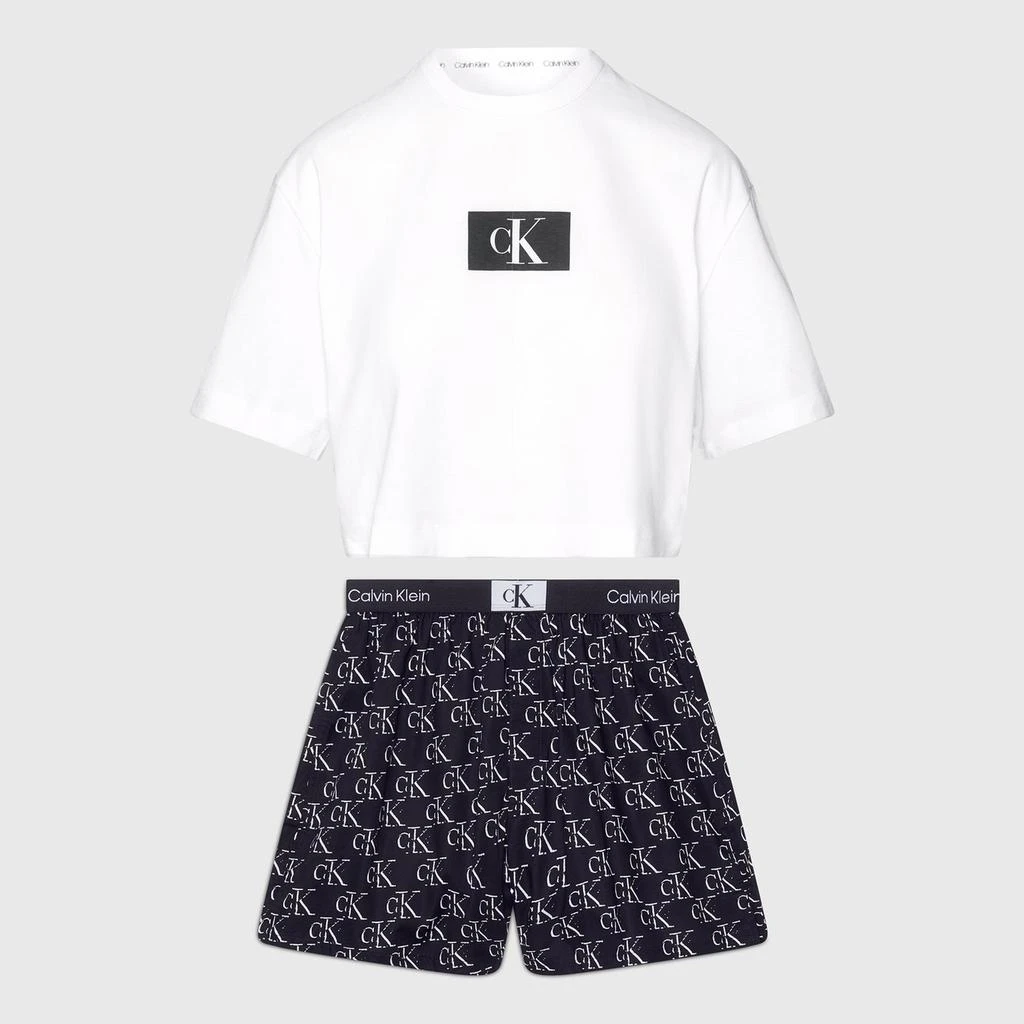 Calvin Klein Calvin Klein 1996 Logo-Print Cotton-Jersey T-Shirt and Shorts Set 4