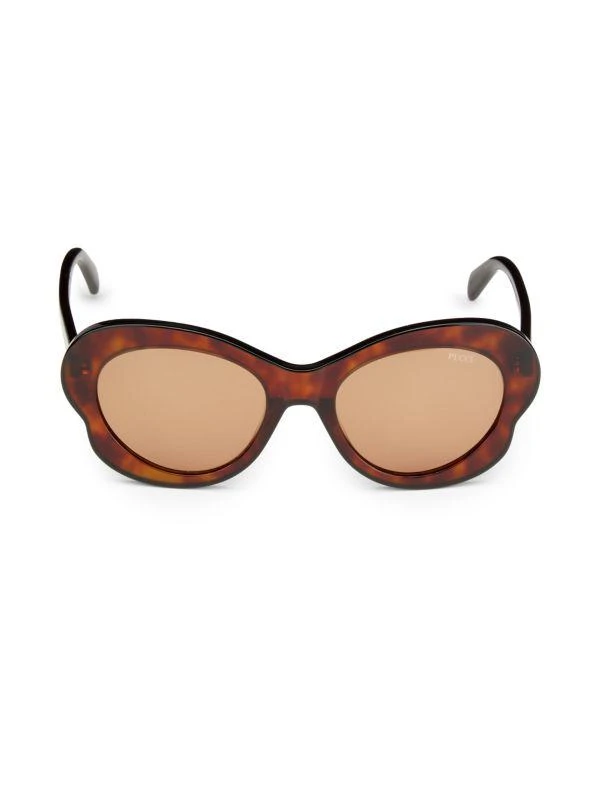 Shop 54MM Scalloped Cat Eye Sunglasses on Sale at  display picture 2