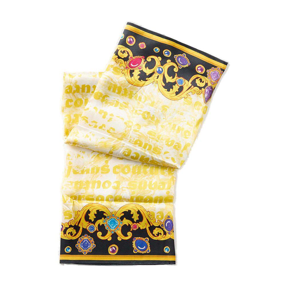 Versace Versace Jeans Couture Barocco-Printed Square Scarf
