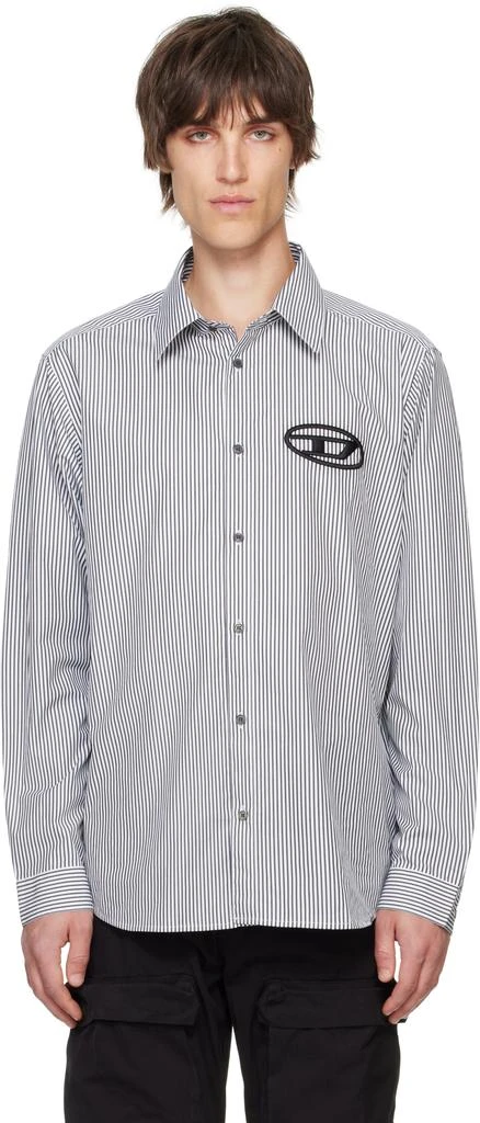 Diesel Black & White S-Simply-E Shirt 1