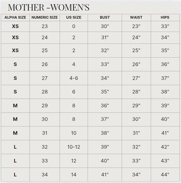 MOTHER Mother - Insider Flood Over The Top High Rise Jeans 3