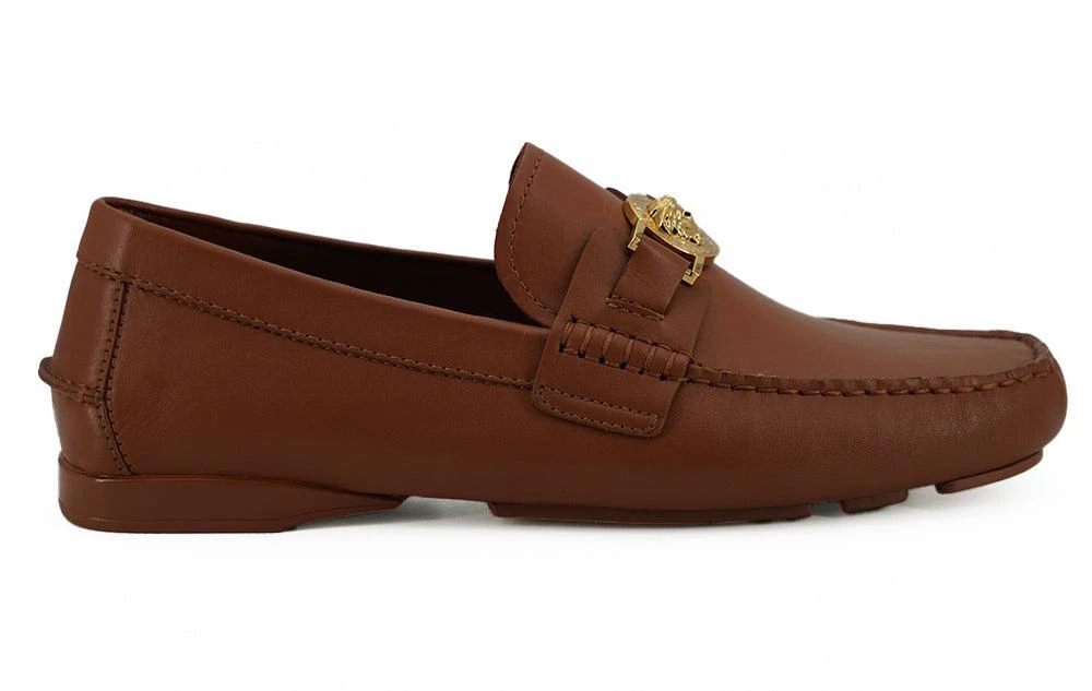 Versace Natural Brown Calf Leather Loafers Shoes  On Sale Now with Up to  23% Off | Discover Exclusive Deals & Savings at BeyondStyle  Authentic Versace  loafers|natural-brown-calf-leather-loafers-shoes|#men|brown|eu40/us7|eu41/us8|eu42/us9|eu43/us10  ...
