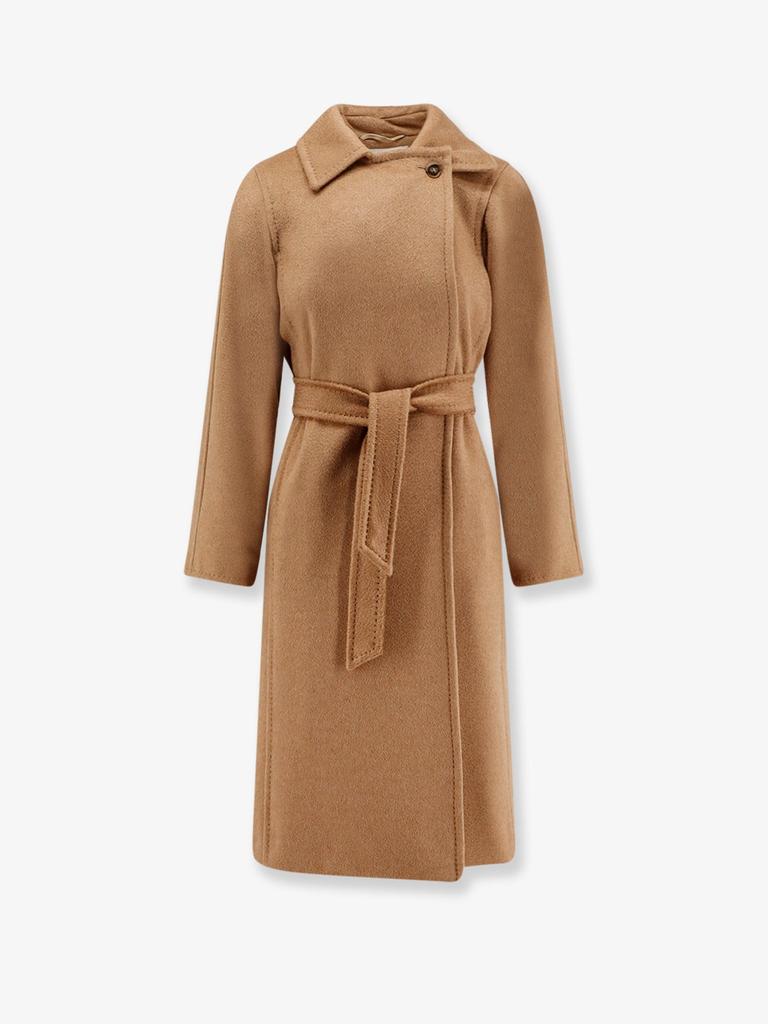 Max Mara Elisa Long Wool Coat in Camel - Coats - Save $10