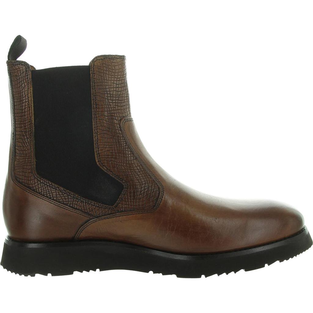 Donald J Pliner Mens Stretch Leather Chelsea Boots