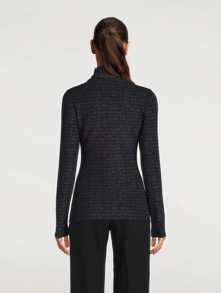 Smythe Smythe - BUTTONED TURTLENECK SWEATER 3