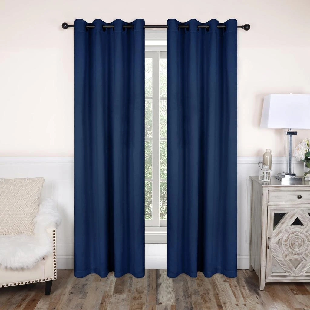 Superior Blackout Drapes Thermal Bedroom  Curtains Grommet Curtain Panels Energy Saving Curtains by 10