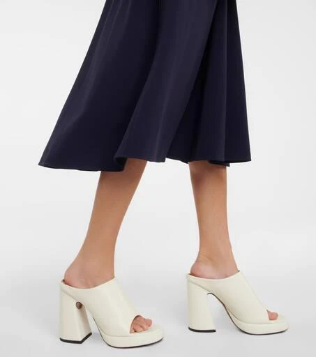 Proenza Schouler Forma leather platform mules 4