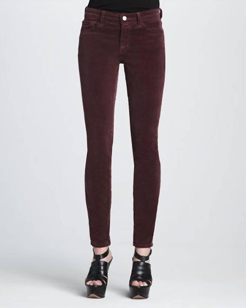 J Brand J Brand - Blackberry Corduroy Mid Rise Stretch Pants