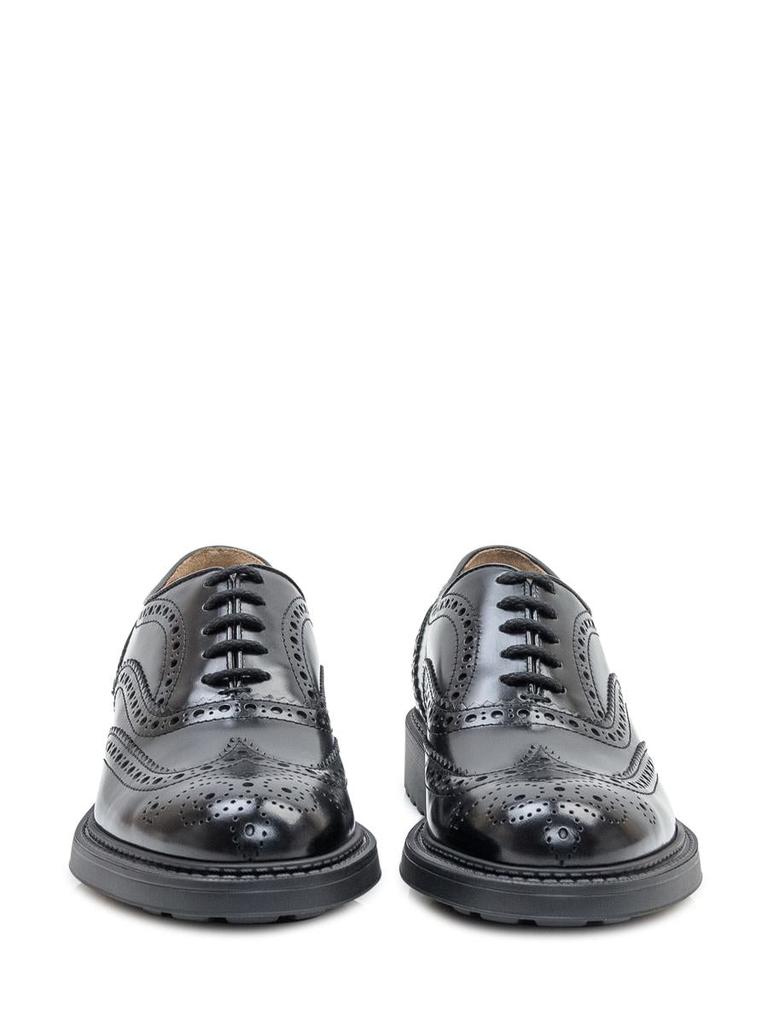 DOUCAL'S Doucal's Doucal'S Laced Brogue In Polished Leather