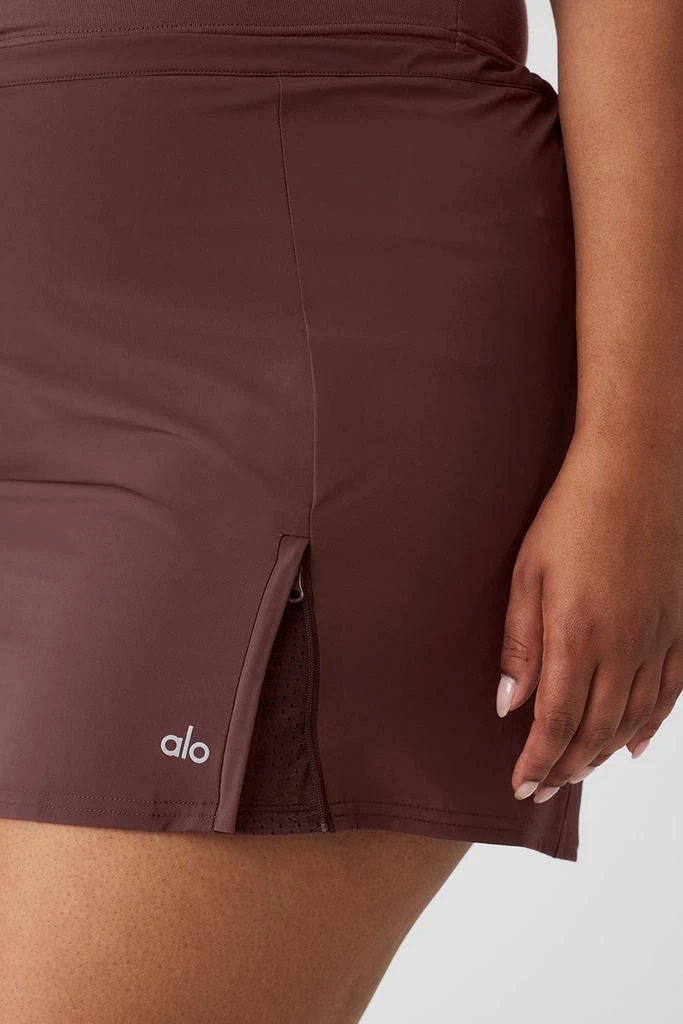 Alo Yoga In The Lead Skirt - Cherry Cola 8