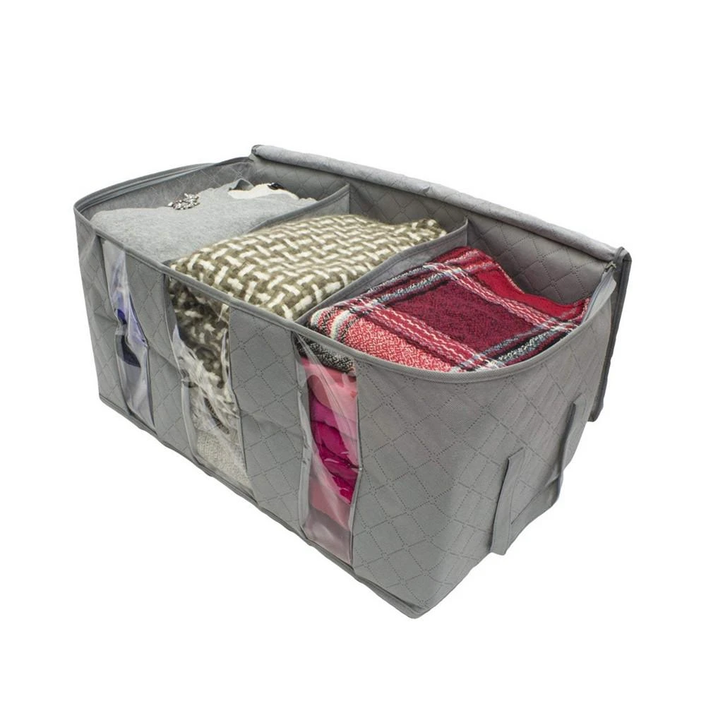 Sorbus Foldable 3 Sectional Storage Organizer Bag, Set of 2 2