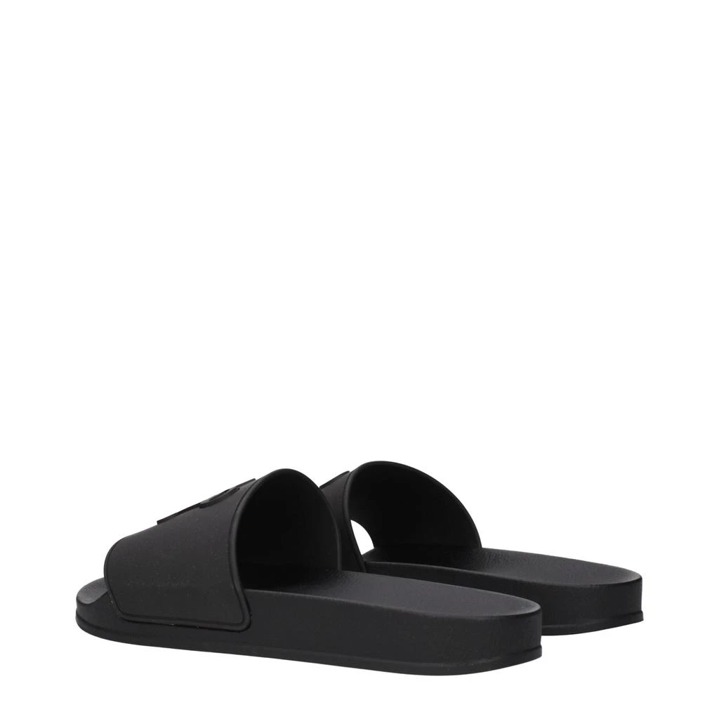 Palm Angels Palm Angels Black Cotton Slippers 4